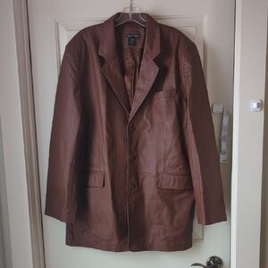 WinterSilks Brown Leather Jacket